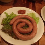 Bistro ひつじや - 羊肉のぐるぐるソーセージ