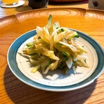 中華 大しげ - きゅうりとザーサイのお漬物