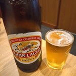 鳥房 - 麒麟ラガー大瓶