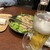 居心家 - 料理写真:コース料理と生ビール