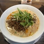 四川担担麺 阿吽 湯島本店 - 「白胡麻担担麺(¥1,200)」です。※1辛•1痺