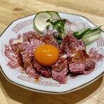 レ リーサ 笑顔 - 馬刺しユッケ