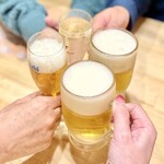レ リーサ 笑顔 - 乾杯♪(*^^)o∀*∀o(^^*)♪