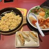 丸源ラーメン - 辛肉そば 大盛 チャーハン餃子セット