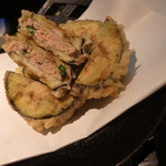 転石 - ナスのはさみ揚げ