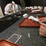 天雅 - カウンター席です。