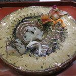 天雅 - お造りです。