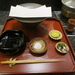 天雅 - 天ぷらの準備です。