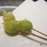 天雅 - これも愛知産「トウクロウ」という銀杏。しゃきっとほっくり。美味しいです。