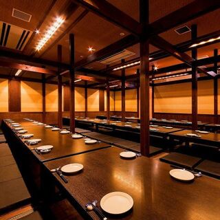 最大100名様まで対応◎個室完備の隠れ家的空間