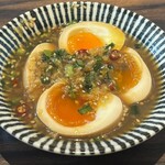 肉豆冨とレモンサワー 大衆食堂 安べゑ - 麻薬玉子 438円！