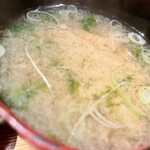 ごはんや一芯 - 味噌汁