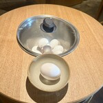 挽肉と米 - たまご1コ、サービス ✌︎