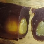 松葉屋 - 『月よみ山路　栗むし羊羹』断面3箇所目