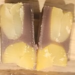 松葉屋 - 『月よみ山路　栗むし羊羹』断面4箇所目