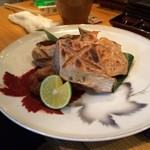 呑み処 漁師のGORO - ブリカマ塩焼き2014.10