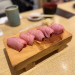 仙令鮨 仙台駅1F店 - カマトロをみんなでおかわり。