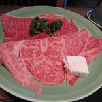 モリタ屋 - お肉（ロース肉と赤身肉）