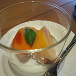 モリタ屋 - 甘味（富有柿）