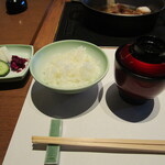 モリタ屋 - ご飯と味噌汁