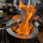 高千穂 鶏の炭火焼き - 