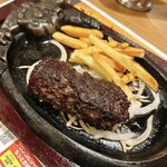 ブロンコビリー - 料理写真:黒毛和牛ハンバーグ
