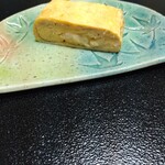 若松屋旅館 - 白海老のすり身出汁巻き玉子