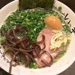 博多長浜らーめん いっき - ねぎらーめん（￥780）味付たまご（￥100）替玉（￥120）豚骨濃度が素晴らしい！メチャ旨！！12/2/2014