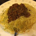 呑み食い処 匠や - 気まぐれパスタはミートソースでした。