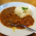 カフェ＆ビア　あるかアるか - 周年記念オードブルあるカリー！
      いのしかちょうカレー
      マッサマン風カレーに、猪と鹿と鳥！