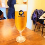 Spaghetti House MOSES - ■ 生ビール (サッポロ黒ラベル)、590円