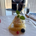 フレンチ ベイ・ビュー - 器仕立てのチョコレートすべて食べれました。こちらも美味