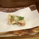 天ぷらふく西 禅と匠 - 金目鯛大葉巻き