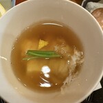 天ぷらふく西 禅と匠 - 峯岡豆腐のカニ餡掛け