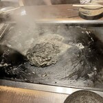 月島もんじゃ もへじ はなれ - いか墨もんじゃ