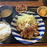 かしわ家 - 油淋鶏定食　1,380円(税込) ※平日ランチタイムは200円引き