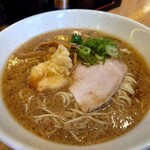 斗香庵 HIGASHI - 鶏中華そば＋背あぶら　※相方さん