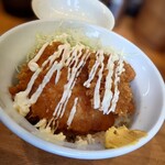 斗香庵 HIGASHI - タレカツ丼！＋マヨビーム0円
