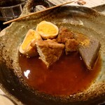 姫路おでん 地料理 居酒屋 じごろ小廣 - 卵と厚揚げとこんにゃく（すでに食べてしまいました）