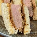 とんかつ梛 - 厚切りひれかつサンド