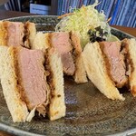 とんかつ梛 - 厚切りひれかつサンド