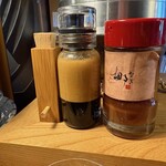 とんかつ梛 - 卓上調味料