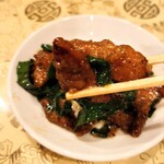 志峰飯店 - 「レバーとニラ炒め」③