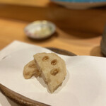 鮨 urag - 柳田蓮根天ぷら ホクホク〜