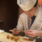 鮨 urag - 真剣な眼差しの大将