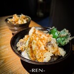 純・懐石焼鳥 串焼ちゃぼ蔵 - 天丼