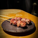 純・懐石焼鳥 串焼ちゃぼ蔵 - 砂肝