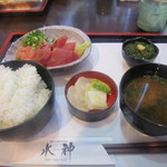 Suijin - まぐろ3種盛り定食