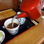 そば屋 長森 - 濃厚なそば湯（26.11.19）