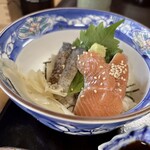 七ツ母里 - この大葉の裏にマグロさんが笑